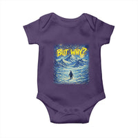 But Why Penguin Baby Onesie Starry Night Van Gogh Nihilist Penguin Hiking