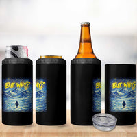 But Why Penguin 4 in 1 Can Cooler Tumbler Starry Night Van Gogh Nihilist Penguin Hiking