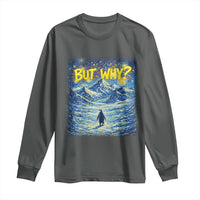 But Why Penguin Long Sleeve Shirt Starry Night Van Gogh Nihilist Penguin Hiking