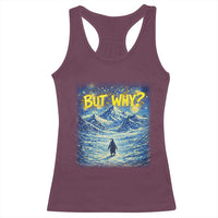 But Why Penguin Racerback Tank Top Starry Night Van Gogh Nihilist Penguin Hiking