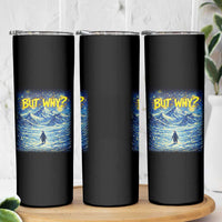 But Why Penguin Skinny Tumbler Starry Night Van Gogh Nihilist Penguin Hiking