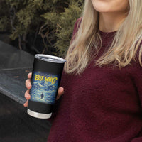 But Why Penguin Tumbler Cup Starry Night Van Gogh Nihilist Penguin Hiking