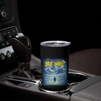 But Why Penguin Tumbler Cup Starry Night Van Gogh Nihilist Penguin Hiking