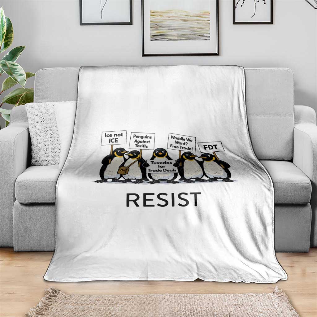Penguins Resist Throw Blanket Nihilist Penguin Anti-Government Meme