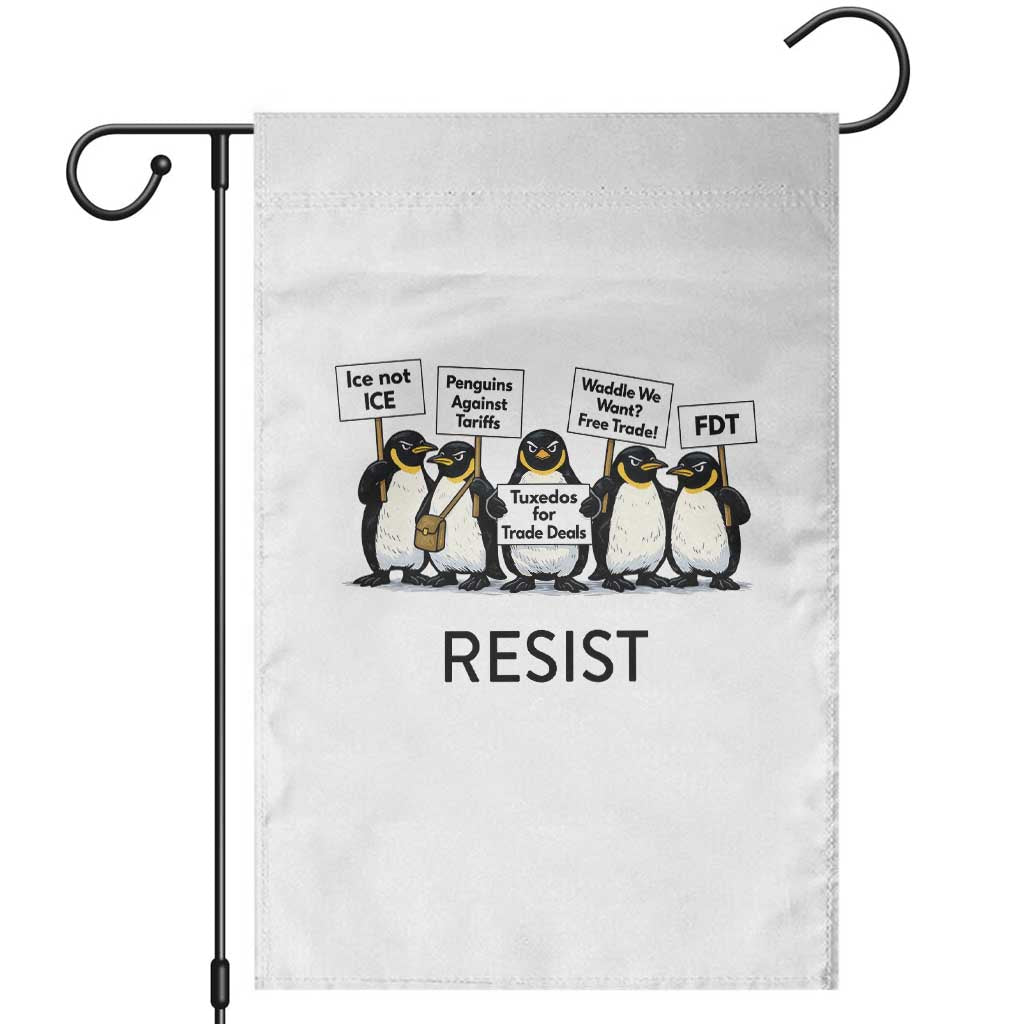 Penguins Resist Garden Flag Nihilist Penguin Anti-Government Meme