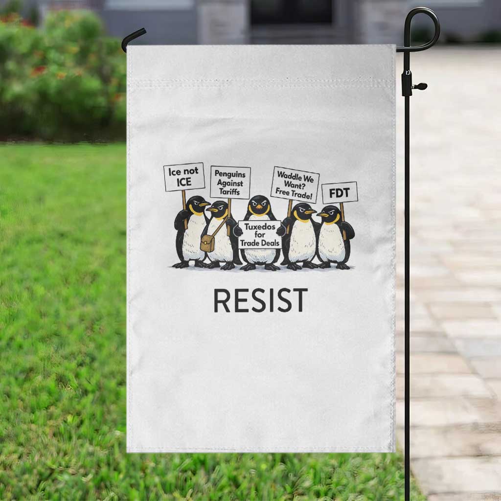 Penguins Resist Garden Flag Nihilist Penguin Anti-Government Meme