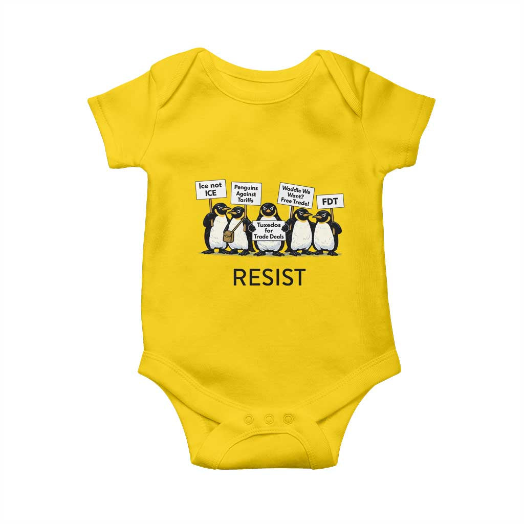 Penguins Resist Baby Onesie Nihilist Penguin Anti-Government Meme