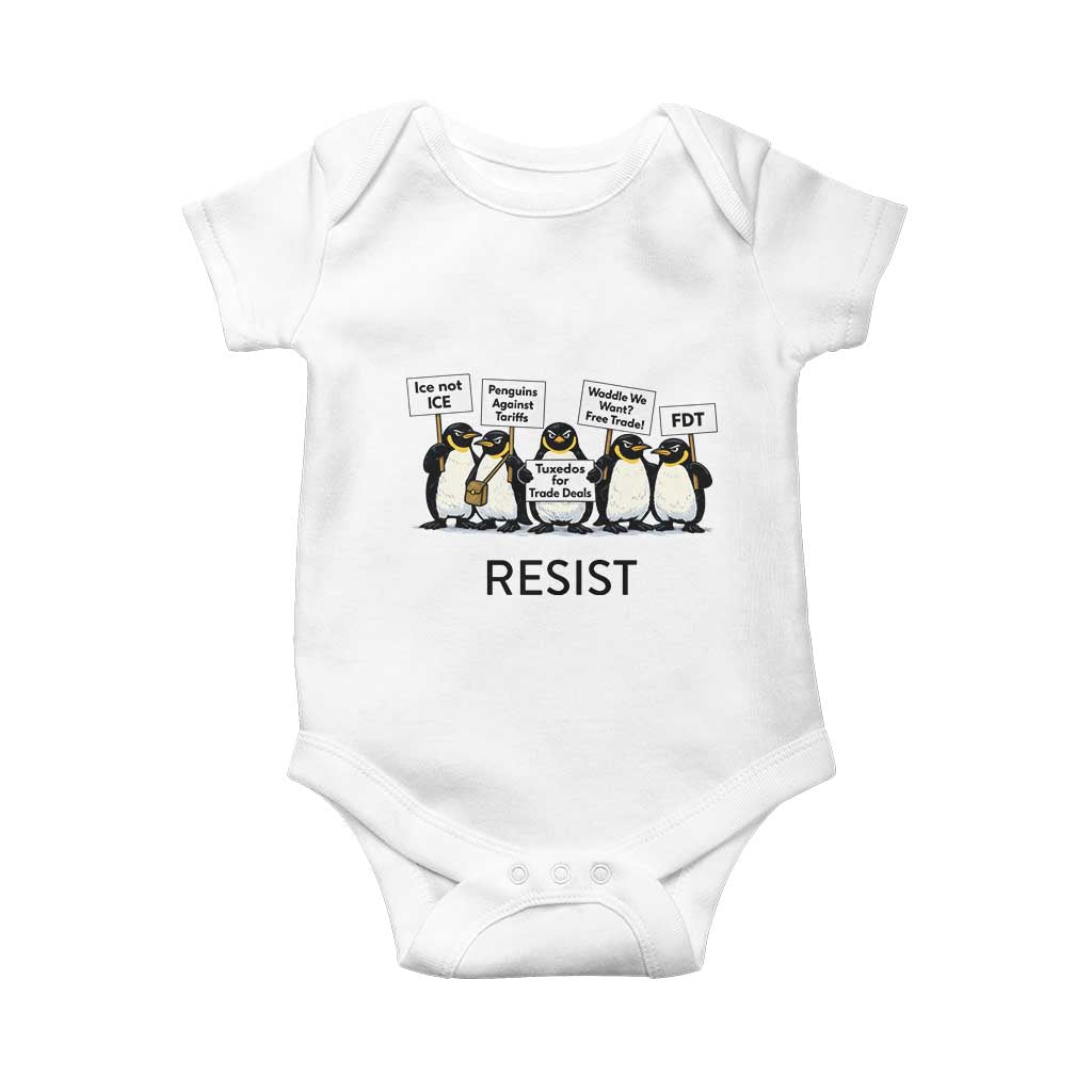 Penguins Resist Baby Onesie Nihilist Penguin Anti-Government Meme