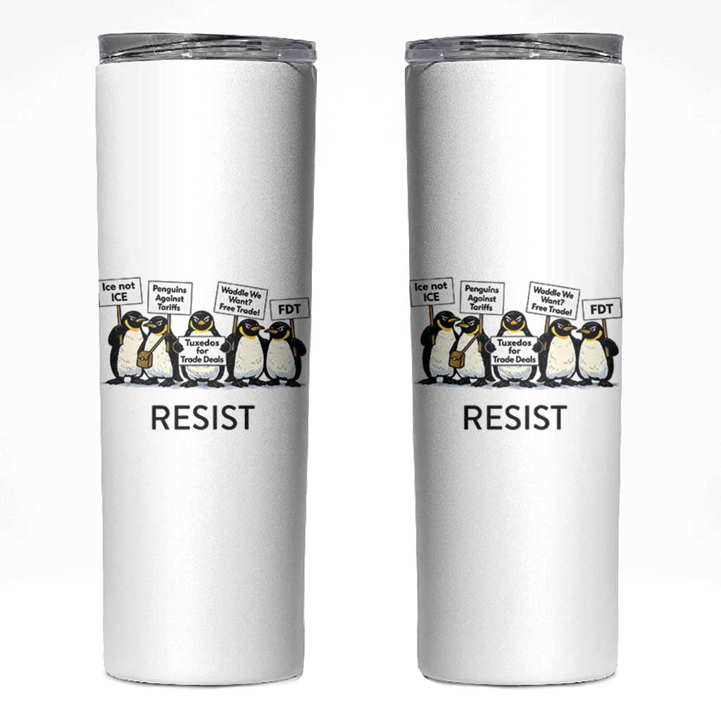 Penguins Resist Skinny Tumbler Nihilist Penguin Anti-Government Meme