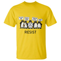 Penguins Resist T Shirt Nihilist Penguin Anti-Government Meme