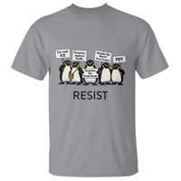 Penguins Resist T Shirt Nihilist Penguin Anti-Government Meme