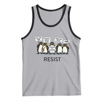 Penguins Resist Tank Top Nihilist Penguin Anti-Government Meme