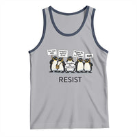 Penguins Resist Tank Top Nihilist Penguin Anti-Government Meme