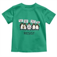Penguins Resist Toddler T Shirt Nihilist Penguin Anti-Government Meme