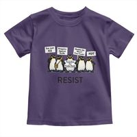 Penguins Resist Toddler T Shirt Nihilist Penguin Anti-Government Meme