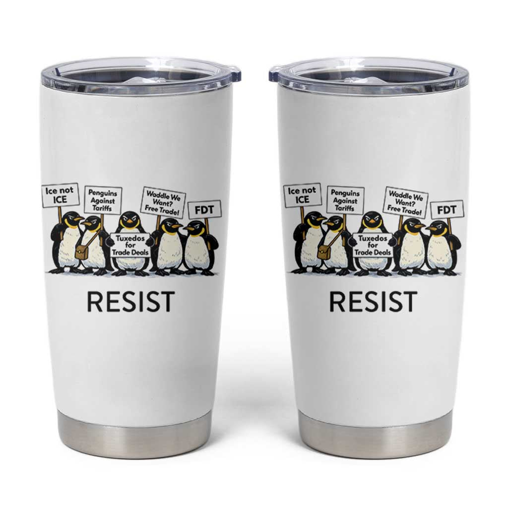 Penguins Resist Tumbler Cup Nihilist Penguin Anti-Government Meme