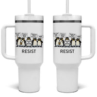 Penguins Resist Tumbler With Handle Nihilist Penguin Anti-Government Meme