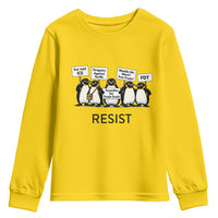 Penguins Resist Youth Sweatshirt Nihilist Penguin Anti-Government Meme