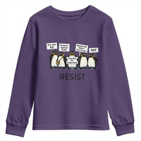 Penguins Resist Youth Sweatshirt Nihilist Penguin Anti-Government Meme