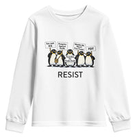 Penguins Resist Youth Sweatshirt Nihilist Penguin Anti-Government Meme