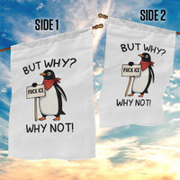 Fck ICE Garden Flag Nihilist Penguin Anti-Government Meme