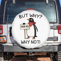 Fck ICE Spare Tire Cover Nihilist Penguin Anti-Government Meme