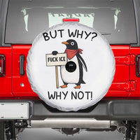 Fck ICE Spare Tire Cover Nihilist Penguin Anti-Government Meme