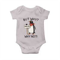 Fck ICE Baby Onesie Nihilist Penguin Anti-Government Meme