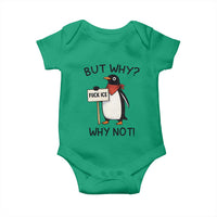 Fck ICE Baby Onesie Nihilist Penguin Anti-Government Meme