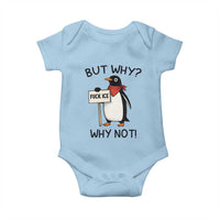 Fck ICE Baby Onesie Nihilist Penguin Anti-Government Meme