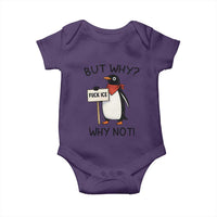 Fck ICE Baby Onesie Nihilist Penguin Anti-Government Meme