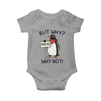 Fck ICE Baby Onesie Nihilist Penguin Anti-Government Meme