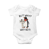 Fck ICE Baby Onesie Nihilist Penguin Anti-Government Meme