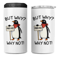 Fck ICE 4 in 1 Can Cooler Tumbler Nihilist Penguin Anti-Government Meme