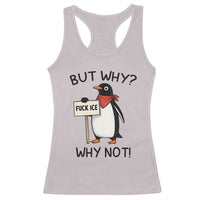 Fck ICE Racerback Tank Top Nihilist Penguin Anti-Government Meme