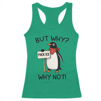 Fck ICE Racerback Tank Top Nihilist Penguin Anti-Government Meme
