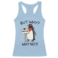 Fck ICE Racerback Tank Top Nihilist Penguin Anti-Government Meme