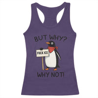 Fck ICE Racerback Tank Top Nihilist Penguin Anti-Government Meme