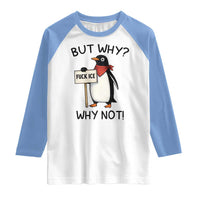 Fck ICE Raglan Shirt Nihilist Penguin Anti-Government Meme