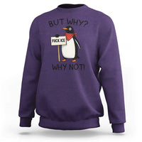 Fck ICE Sweatshirt Nihilist Penguin Anti-Government Meme