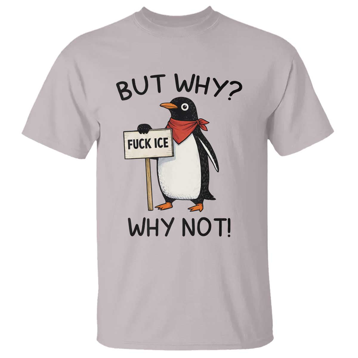 Fck ICE T Shirt Nihilist Penguin Anti-Government Meme