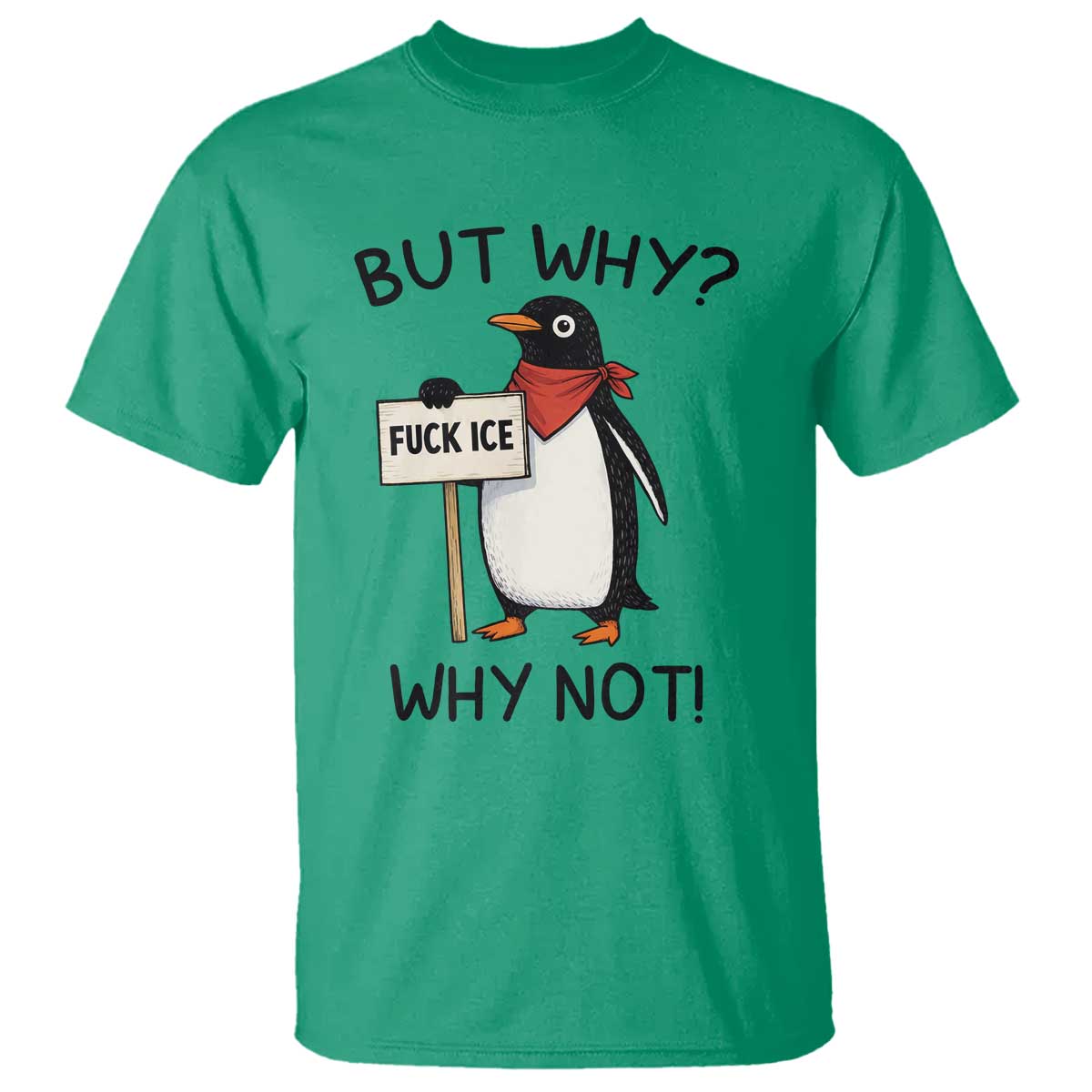 Fck ICE T Shirt Nihilist Penguin Anti-Government Meme