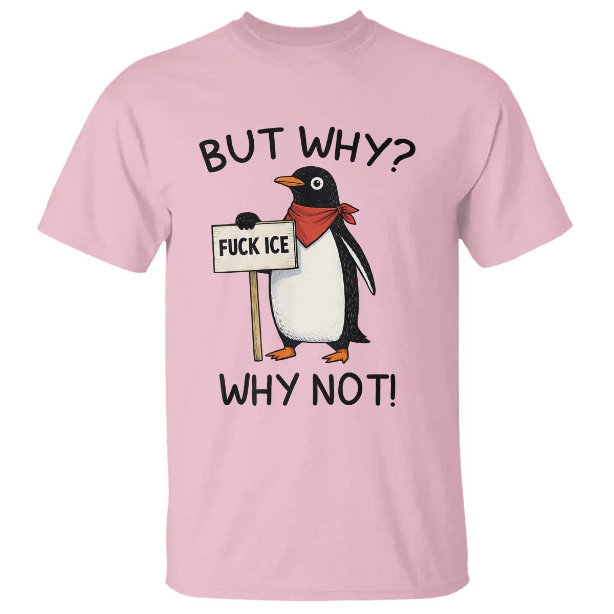 Fck ICE T Shirt Nihilist Penguin Anti-Government Meme