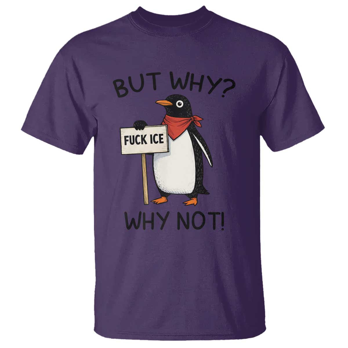 Fck ICE T Shirt Nihilist Penguin Anti-Government Meme