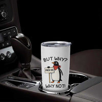 Fck ICE Tumbler Cup Nihilist Penguin Anti-Government Meme