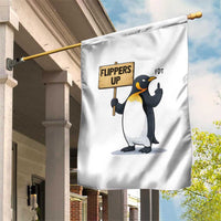 Penguins Resist Garden Flag Flippers Up Protest