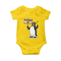 Penguins Resist Baby Onesie Flippers Up Protest