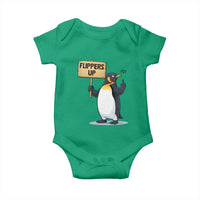 Penguins Resist Baby Onesie Flippers Up Protest