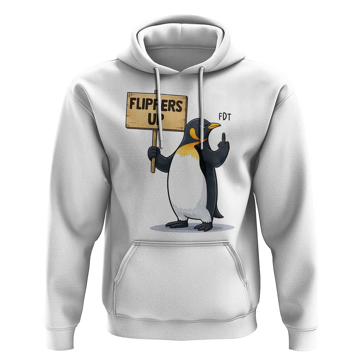 Penguins Resist Hoodie Flippers Up Protest