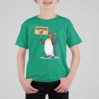 Penguins Resist T Shirt For Kid Flippers Up Protest